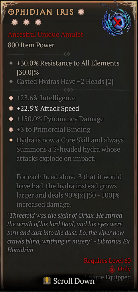 MMOJUGG Diablo 4 OPHIDIAN IRIS#1061498 Buying Page Display