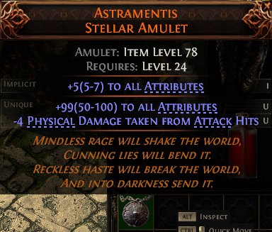 MMOJUGG Path of Exile 2 ASTRAMENTIS STELLAR AMULET#1144363 Buying Page Display