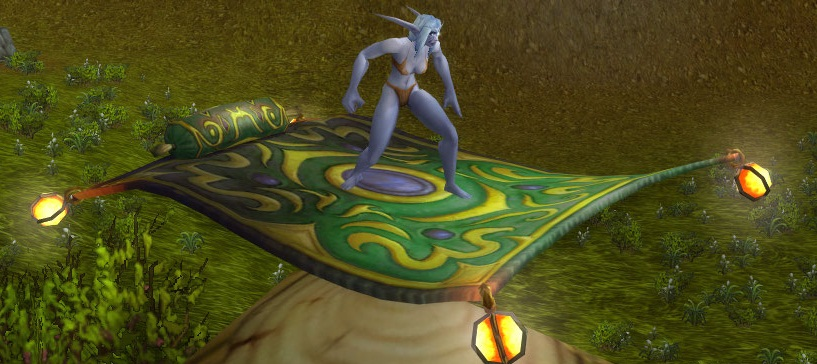 Magnificent Flying Carpet--Tailoring Mount--WotLK Classic 
