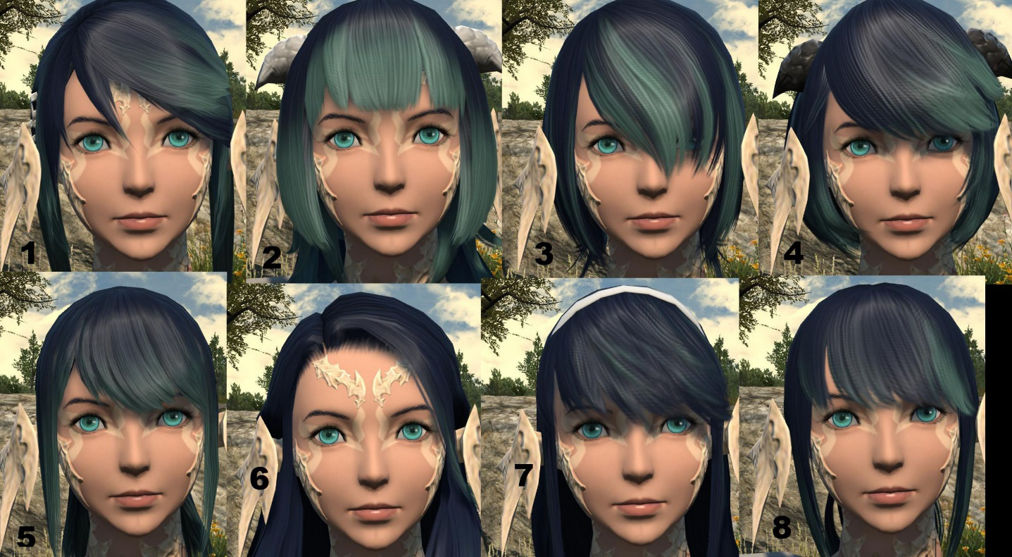 FF14: Shadowbringers New Hairstyles - YouTube