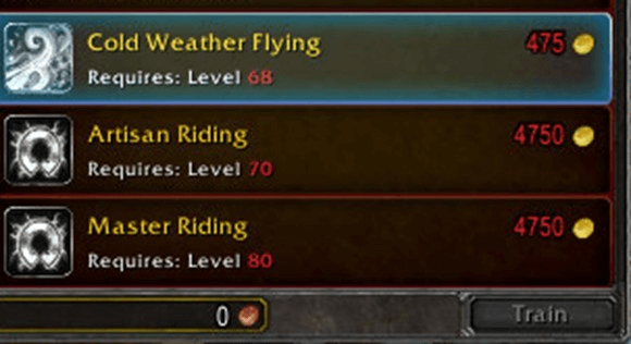 Riding Profession Overview, Flying in Northrend - Wrath of the