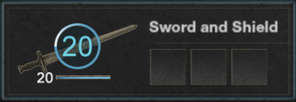 Weapon Mastery Sword and Shield 1-20