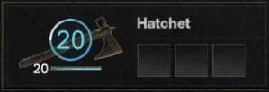 Weapon Mastery Hatchet 1-20