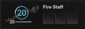 Weapon Mastery Fire Staff 1-20